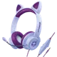 Audífonos Gamer de Diadema con Micrófono HyperGear Kombat Kitty para Niños
